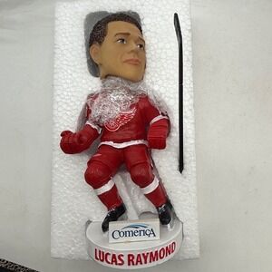 Lucas Raymond Detroit Red Wings 2022-23 Bobblehead Nights SGA Rookie Stats Boxed